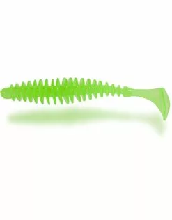 1,5g 5,5cm Neon Green Magic Trout T-Worm Paddler Cheese 6pcs