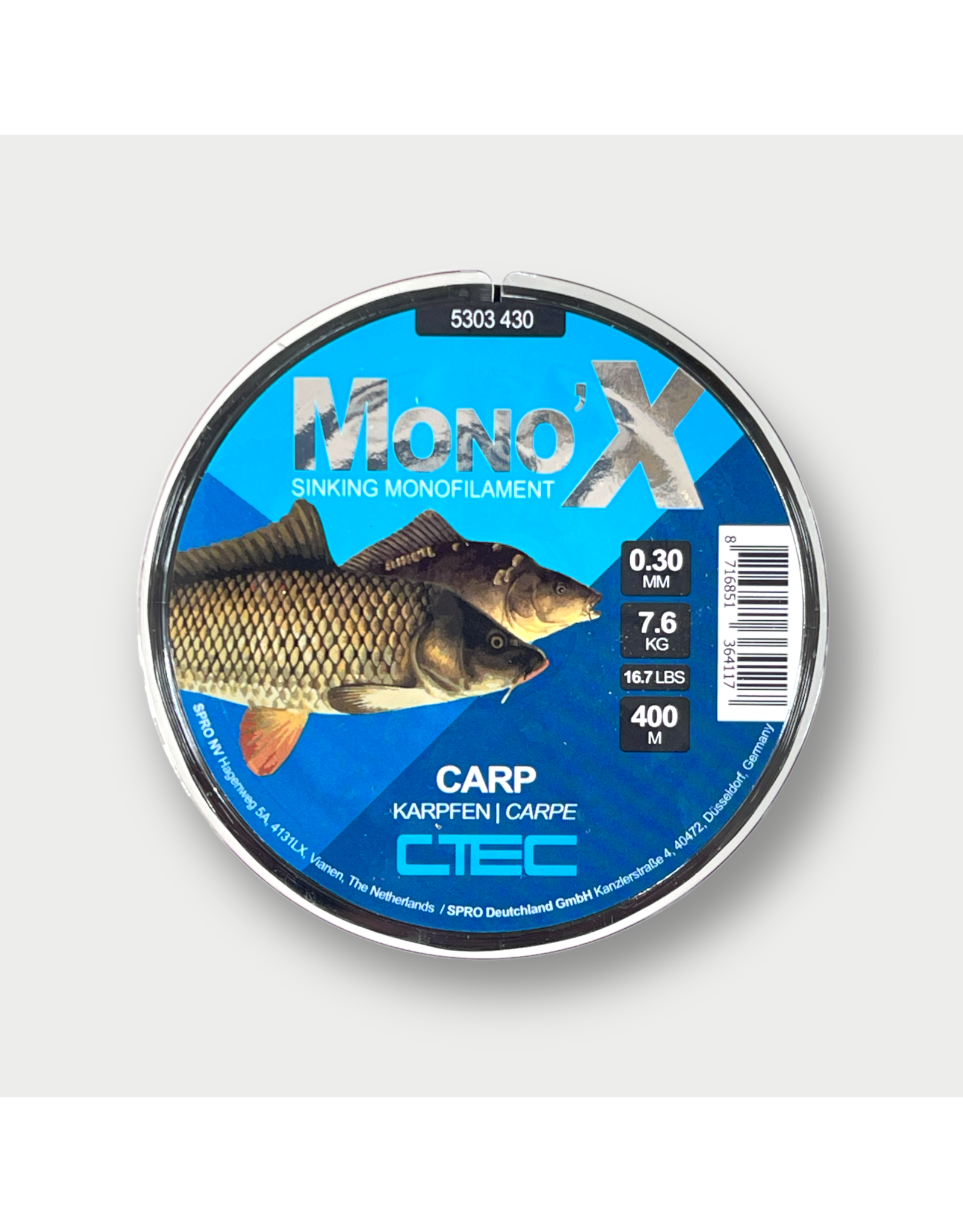 C-Tec MONO X CARP BLACK 4 C-Tec MONO X CARP BLACK - Afbeelding 2