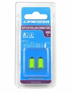 Cresta SOFTCAP HOLLOW CONNECTORS L FLUO GREEN