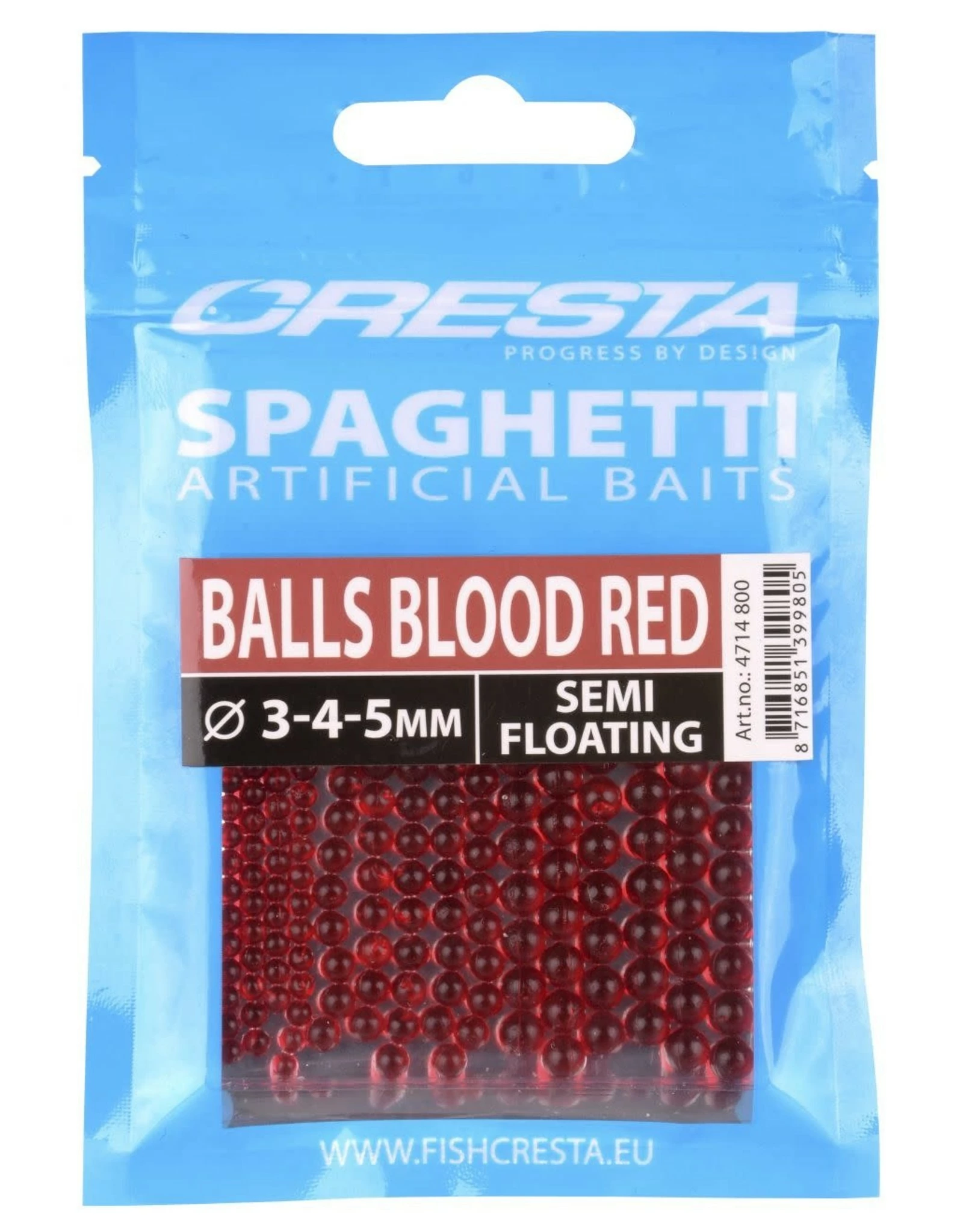 Cresta SPAGHETTI BALLS BLOOD RED 3 Cresta SPAGHETTI BALLS BLOOD RED