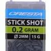 Cresta STICK SHOTS 2MM 0.2G -Roofvissen Winkel cresta stick shots 2mm 02g