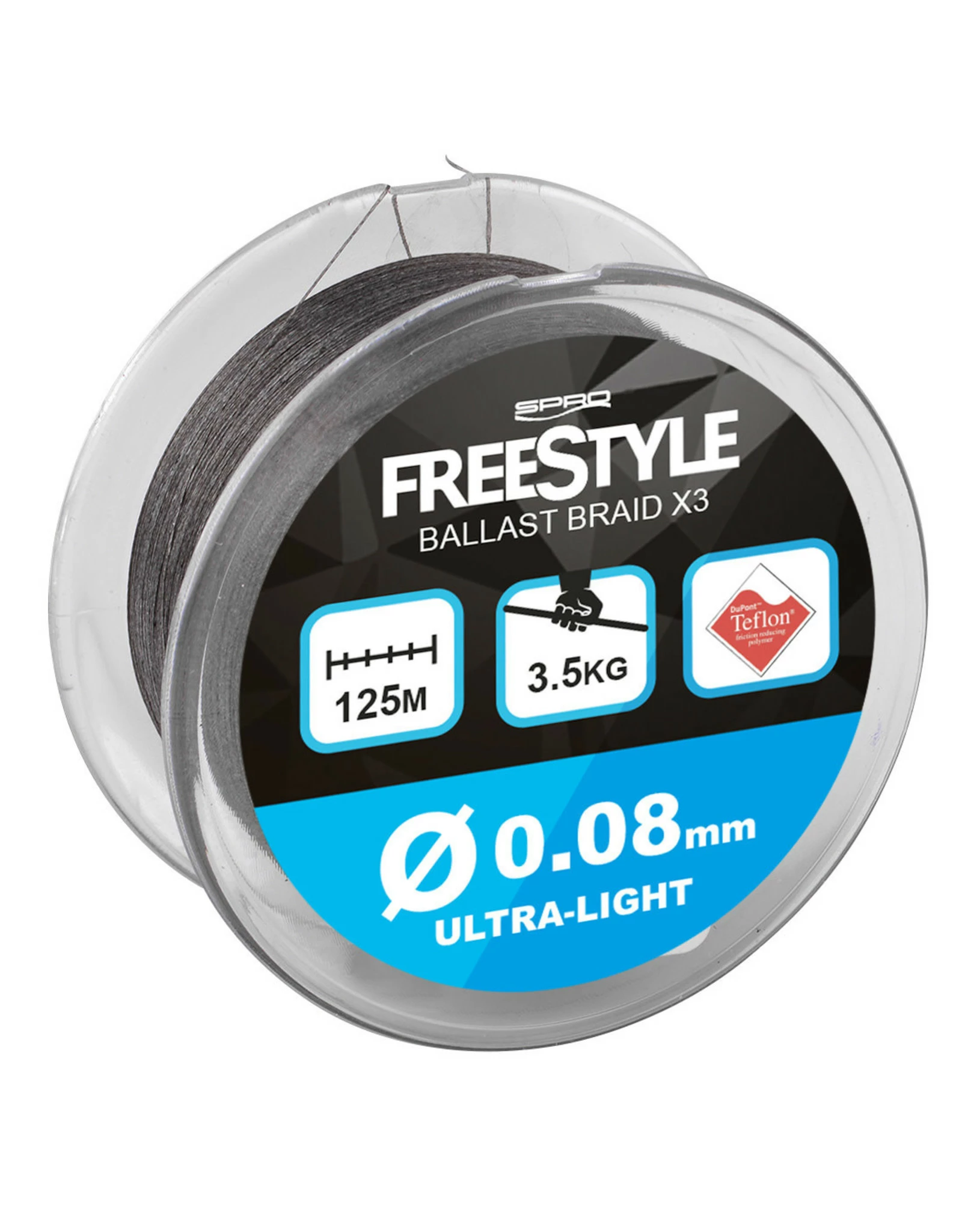 Freestyle BALLAST BRAID 125M 0,08MM U-LIGHT 4 Freestyle BALLAST BRAID 125M 0,08MM U-LIGHT - Afbeelding 2