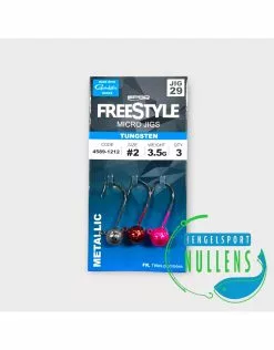 Freestyle TUNGSTEN MICRO JIG29 METALLIC #2 -Roofvissen Winkel freestyle tungsten micro jig29 metallic 2 2