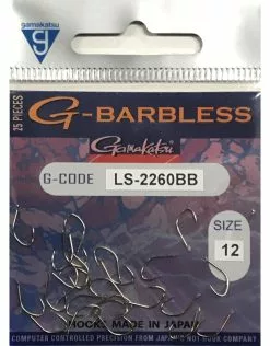 Gamakatsu G-BARBLESS 2260BB HOOKS BRONZE 11 Gamakatsu G-BARBLESS 2260BB HOOKS BRONZE -Roofvissen Winkel gamakatsu g barbless 2260bb hooks bronze 3