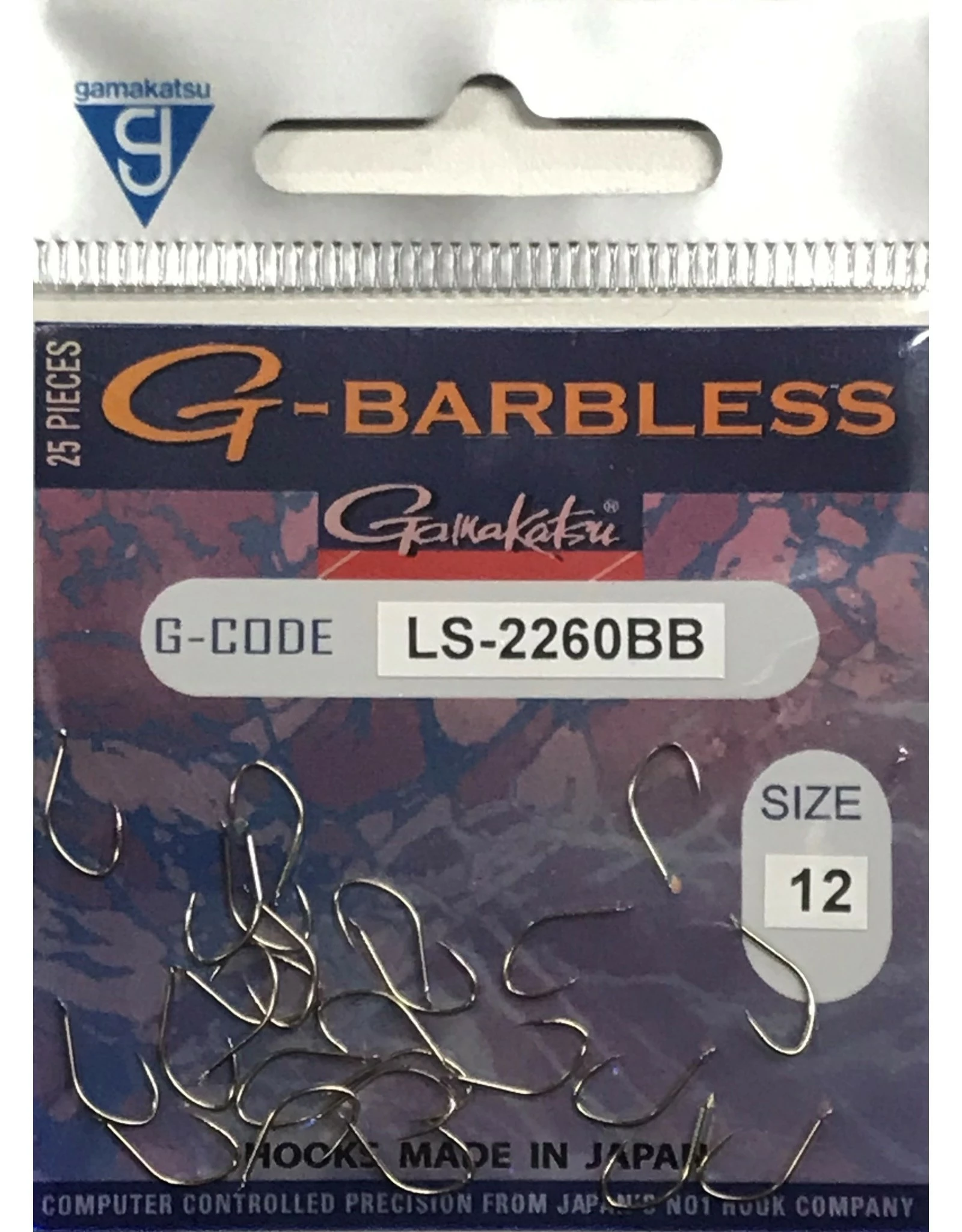 Gamakatsu G-BARBLESS 2260BB HOOKS BRONZE 6 Gamakatsu G-BARBLESS 2260BB HOOKS BRONZE - Afbeelding 4