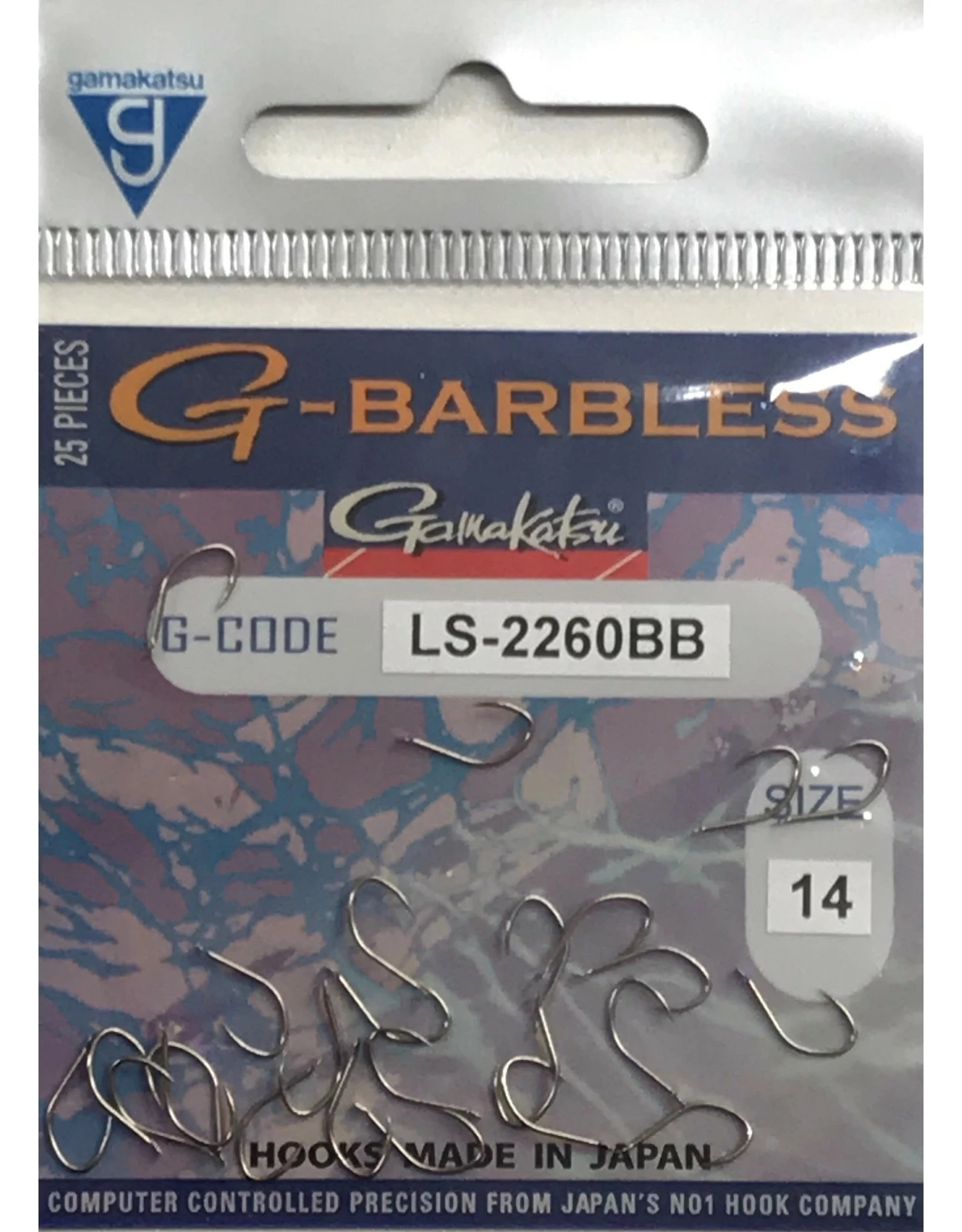 Gamakatsu G-BARBLESS 2260BB HOOKS BRONZE 7 Gamakatsu G-BARBLESS 2260BB HOOKS BRONZE - Afbeelding 5