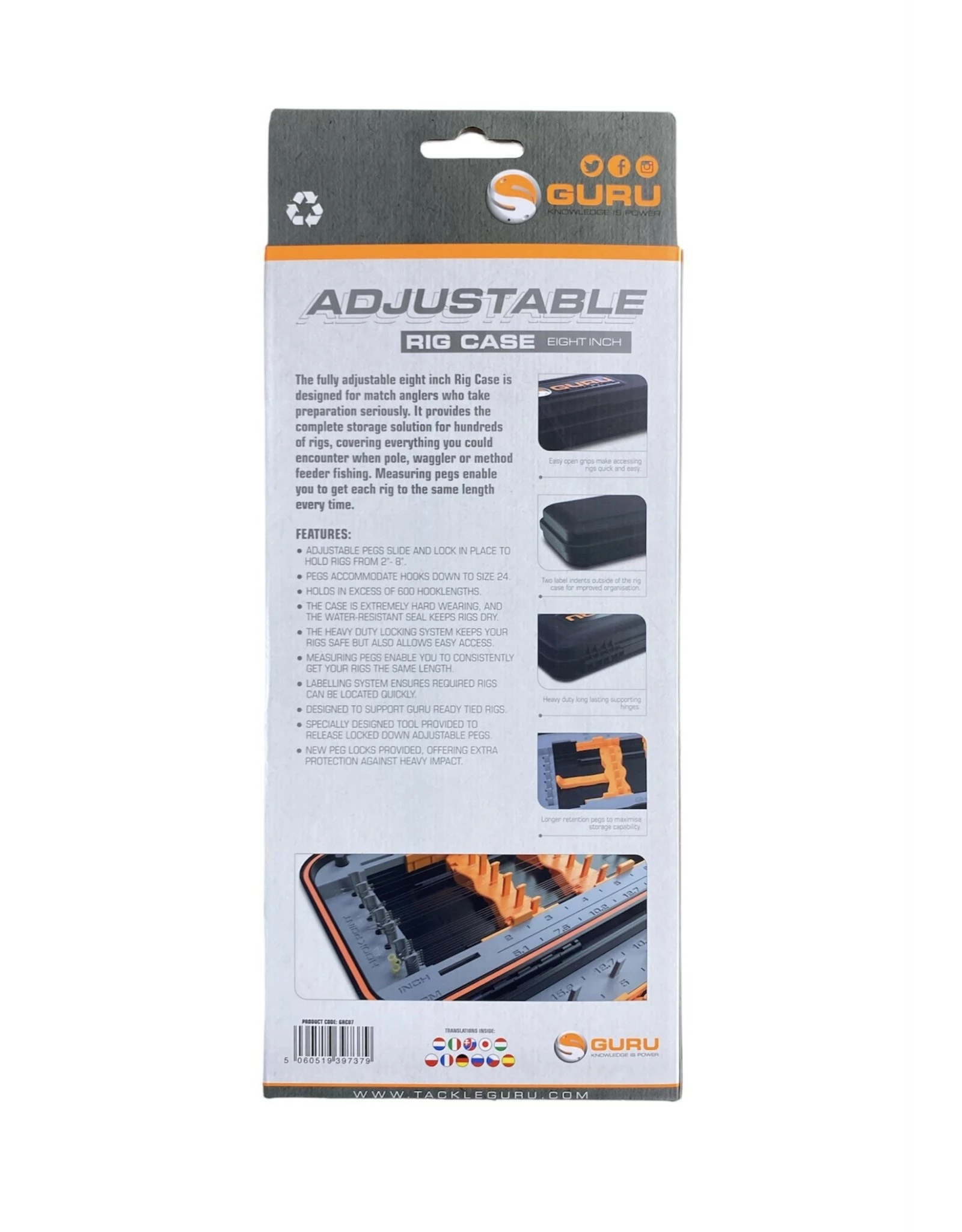 GURU Adjustable Rig Case 8 Inch (20cm) 5 GURU Adjustable Rig Case 8 Inch (20cm) - Afbeelding 3