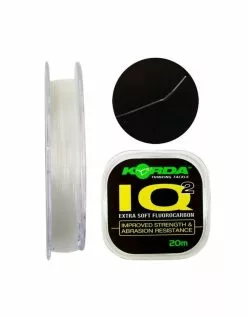 KORDA IQ Extra Soft Fluorocarbon Hooklink 15lb 0.40mm