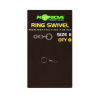 KORDA Ring Swivels Size 8 - 8 Pcs -Roofvissen Winkel korda ring swivels size 8 8 pcs