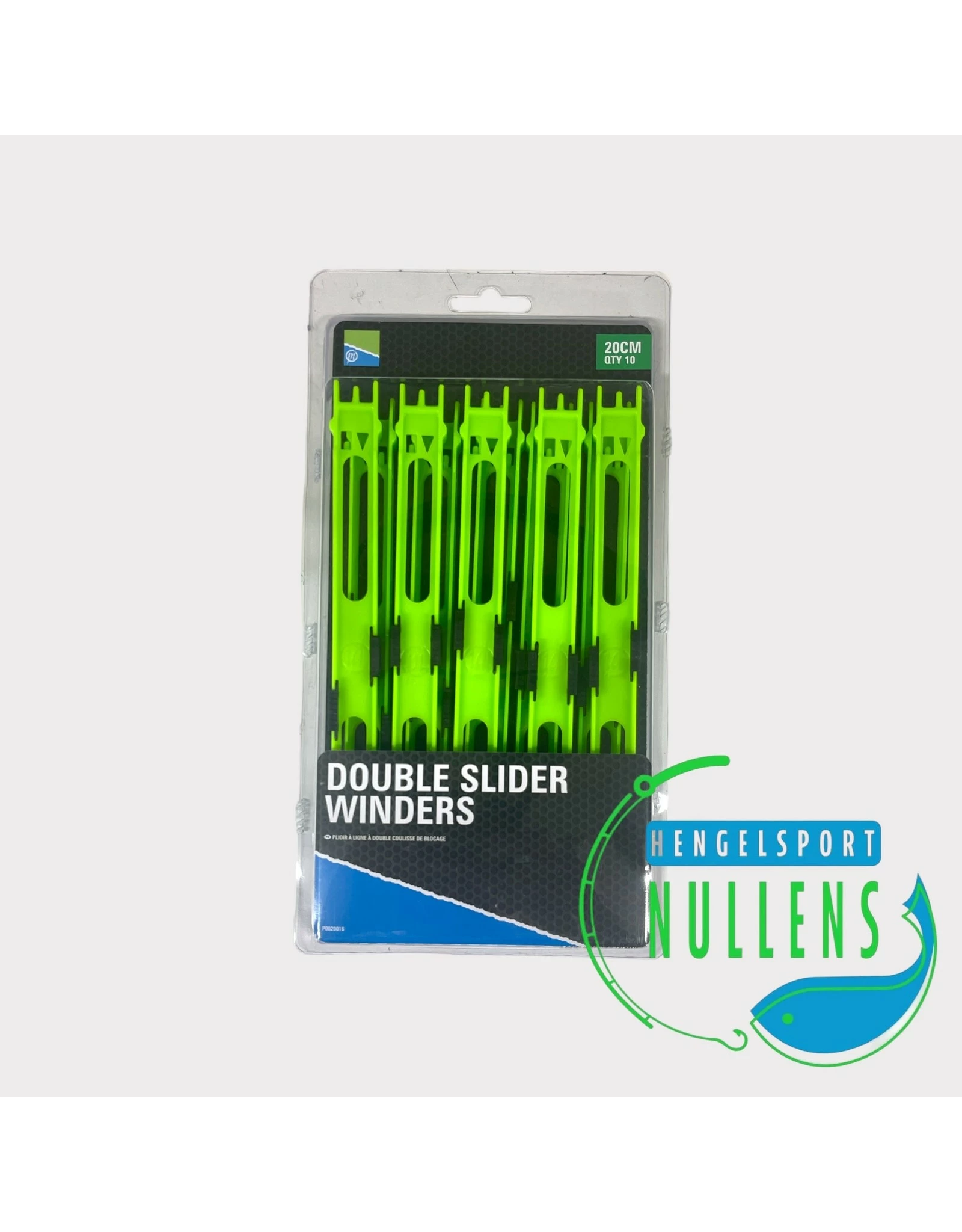 Preston DOUBLE SLIDER WINDERS - 20CM GREEN 3 Preston DOUBLE SLIDER WINDERS - 20CM GREEN