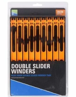 Preston DOUBLE SLIDER WINDERS 26cm IN A TRAY
