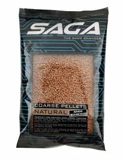 Saga COARSE PELLETS NATURAL SINKING 4MM 700G