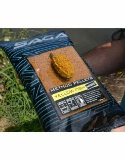 Saga METHOD PELLETS YELLOW FISH MICRO 2MM 700G