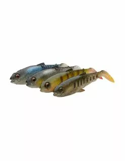 Savage Gear CRAFT CANNIBAL PADDLETAIL 8.5CM 7G CLEAR WATER MIX 4PCS