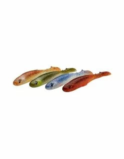 Savage Gear SLENDER SCOOP SHAD 9CM 4G CLEAR WATER MIX 4PCS -Roofvissen Winkel savage gear slender scoop shad 9cm 4g clear water 2
