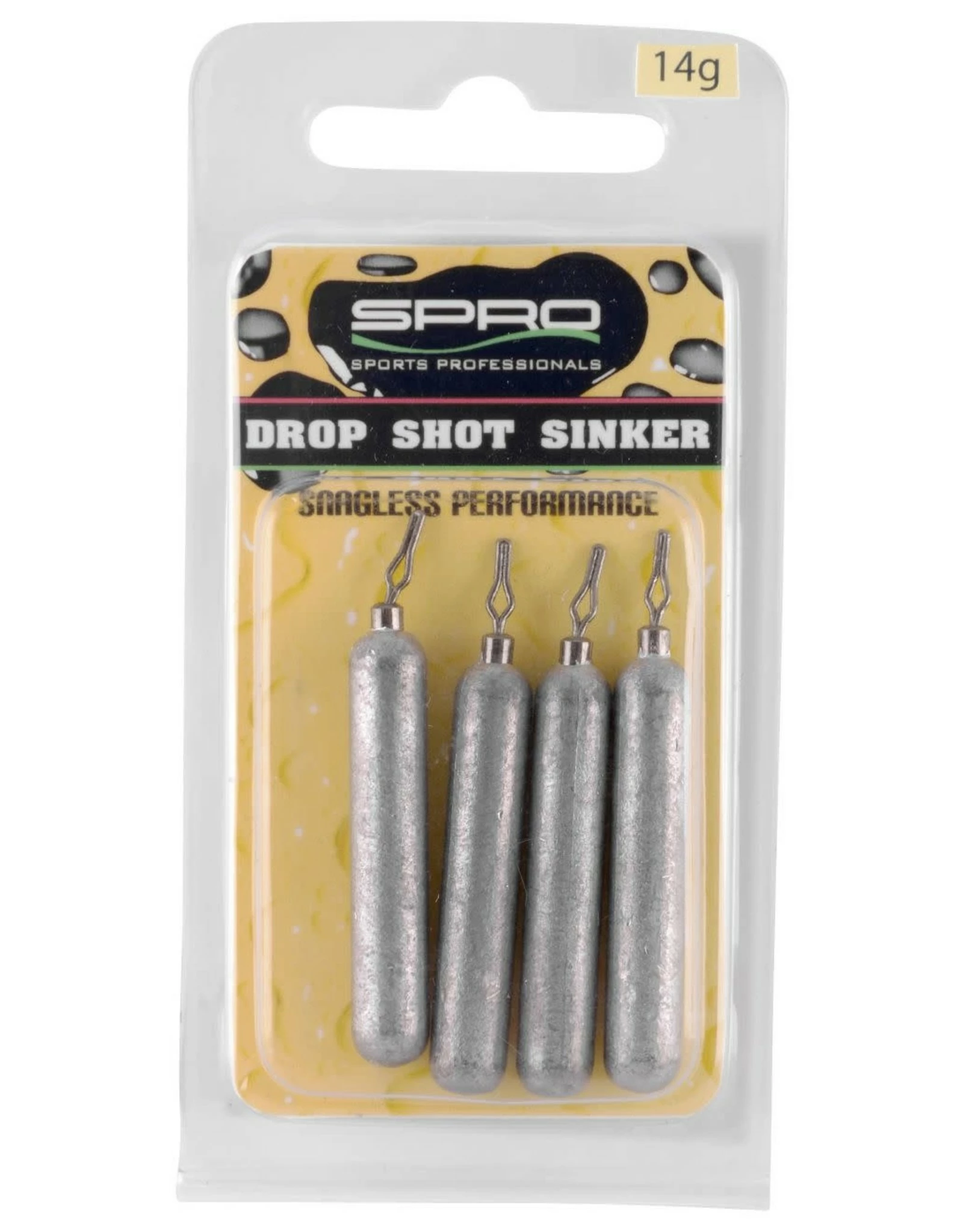 Spro LEAD DROP SHOT SINKER 14G(4ST) 3 Spro LEAD DROP SHOT SINKER 14G(4ST)