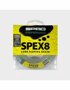 Spro SPEX8 BRAID CAMOU GREEN -Roofvissen Winkel spro spex8 braid camou green 10
