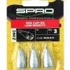 Spro ZINK CLIP-ON LURE WEIGHTS 3GR 3ST -Roofvissen Winkel spro zink clip on lure weights 3gr 3st
